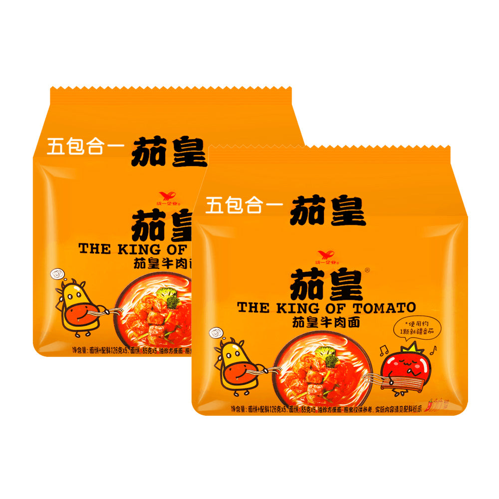 The King of Tomato Instant Noodle Tomato & Beef Flavour 5 pcs 630gX2pack