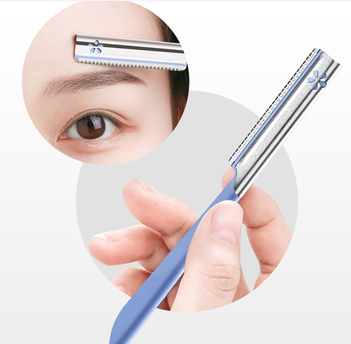 Kai Eyebrow Trimming Razors Face Razor for Women and Man 5pcs X2Pack