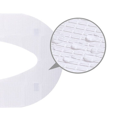 Fasola Waterproof Disposable Toilet Seat Covers For Travel White 39*45cm 10pcs X2Pack