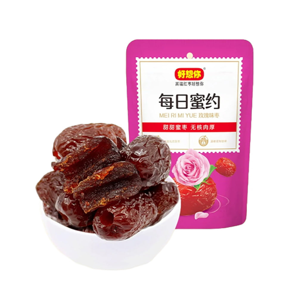 Haoxiangni Daily Honey Rose Flavor Jujube date 80g X6Pack