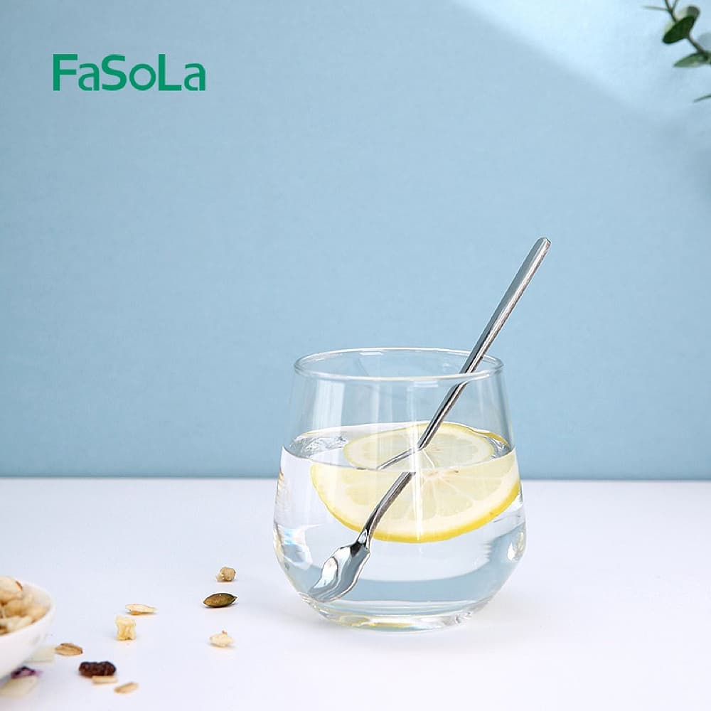 Fasola Long Handle 304 Stainless Steel Bar Spoon Cocktail Mixing Stirrers for Drink Mixing Spoon 2Pieces X2Pack