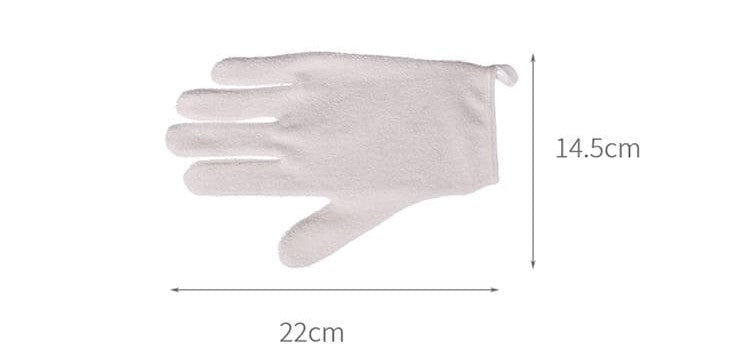 Fasola Bath Shower Scrubbing Gloves 1pc X 2Pack