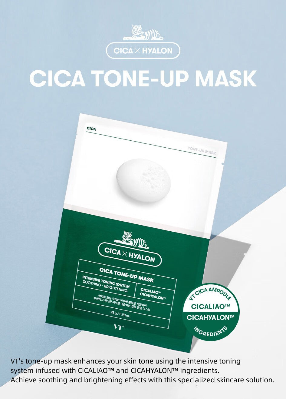 VT Pro-CICA Mask Soothing Face Mask to Rebalance and Hydrate Skin 6Sheets X 2pack