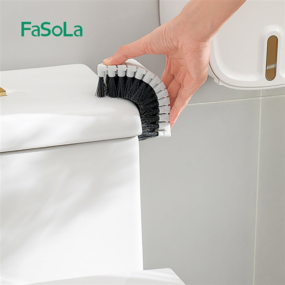 Fasola Bendable Cleaning Brush White 15*6*4cmX2Pack