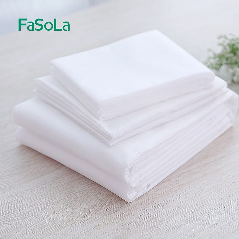 Fasola Disposable Bed Sheets Travel Sheets for Hotel Disposable Sheets for Bed Travel 1.8m X6Pack