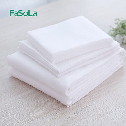 Fasola Disposable Bed Sheets Travel Sheets for Hotel Disposable Sheets for Bed Travel 1.8m X3Pack