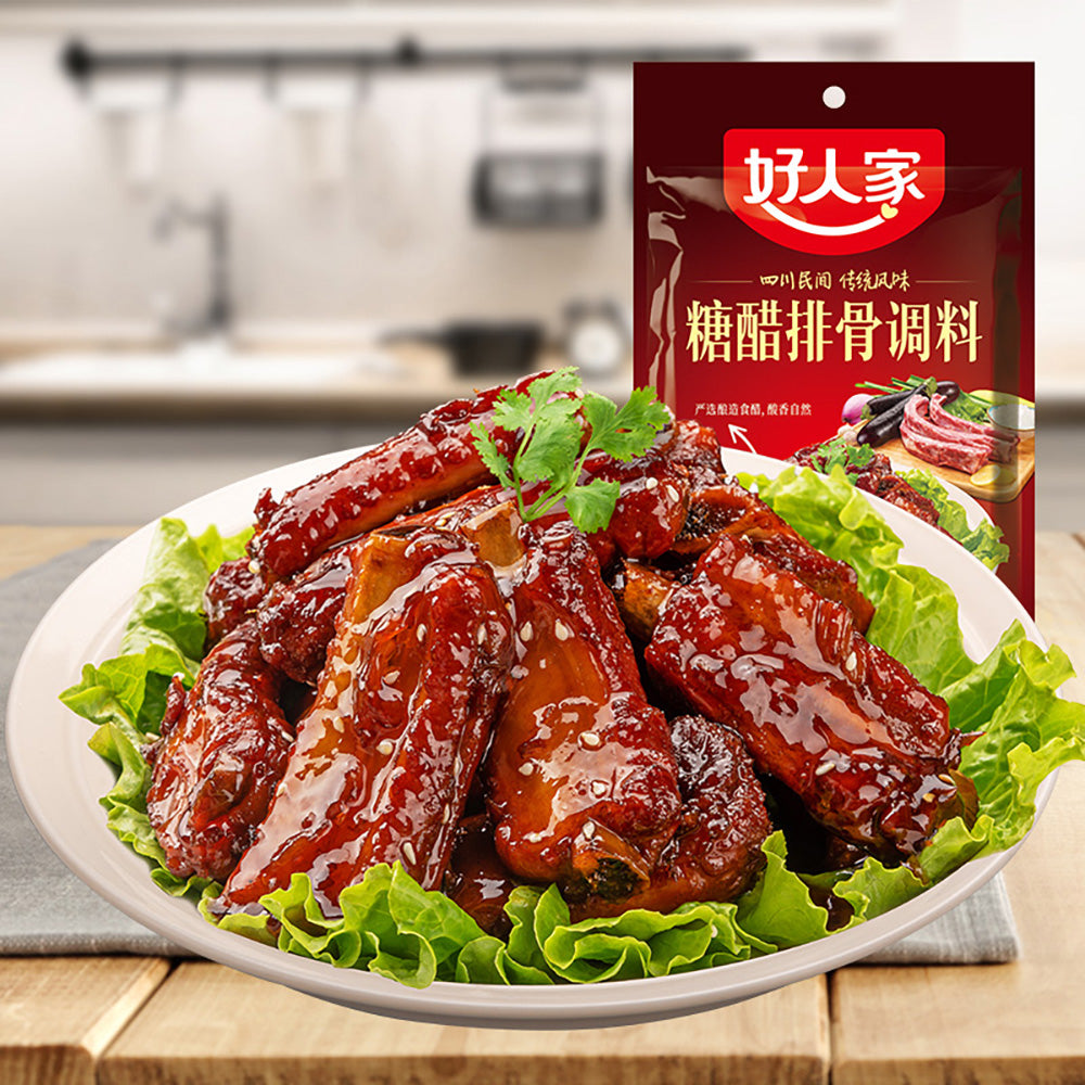 HaoRenJia Sweet and Sour Pork Ribs Seasoning Sauce Packet 160g 2pack