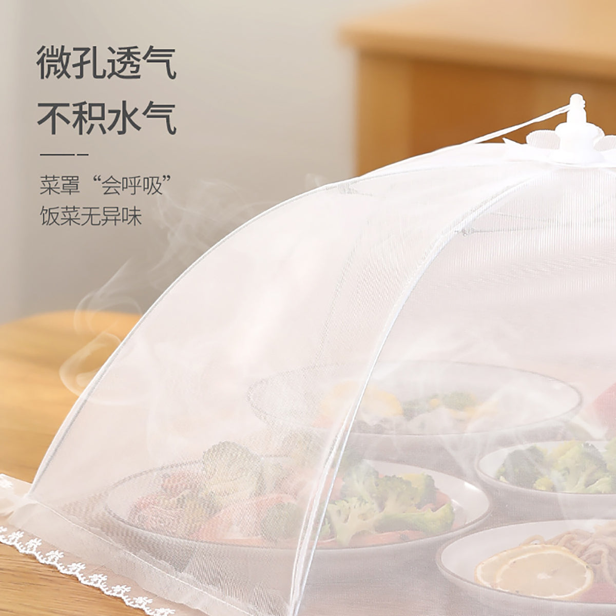 Fasola-Foldable-Food-Cover-Pop-Up-Umbrella-Screen-Tents-for-Camping-Picnics-White-18-Inches-X2Pack-1