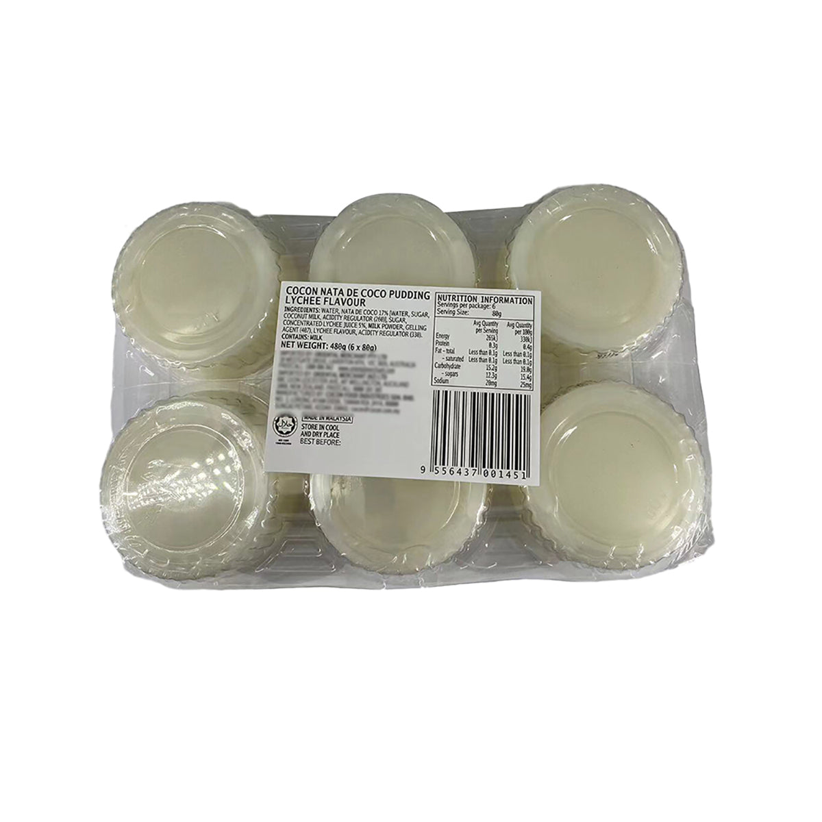 Cocon-Coconut-Pudding-Lychee-Flavor-6-Pieces-480g-X2Pack-1