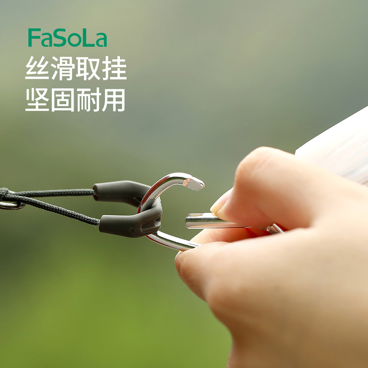 Fasola-Portable-Silicone-Water-Bottle-Clip-Water-Bottle-Holder-for-Traveling-Camping-Gray-X2Pack-1