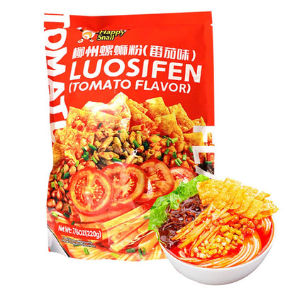 HaoHuanLuo Liuzhou Luosifen Snail Noodle Tomato Flavor 220g 2pack