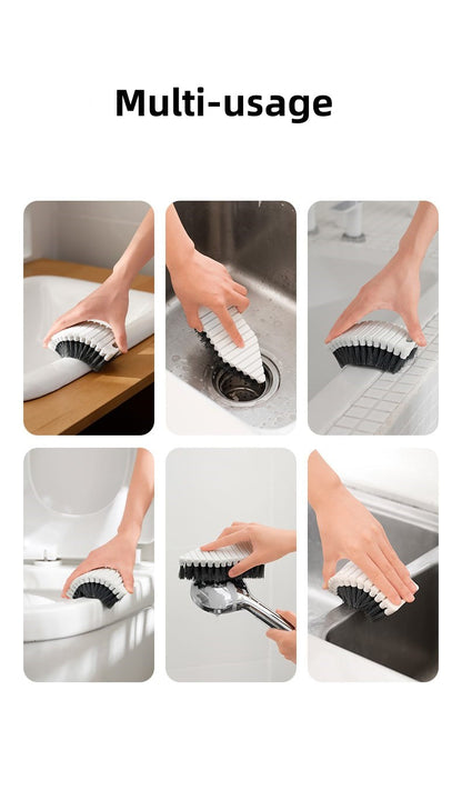 Fasola Bendable Cleaning Brush White 15*6*4cmX2Pack