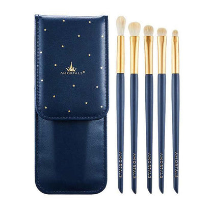 Amortals Eye Makeup Brush Set 5Pcs Eyeshadow Makeup Brushes Set 4Pack