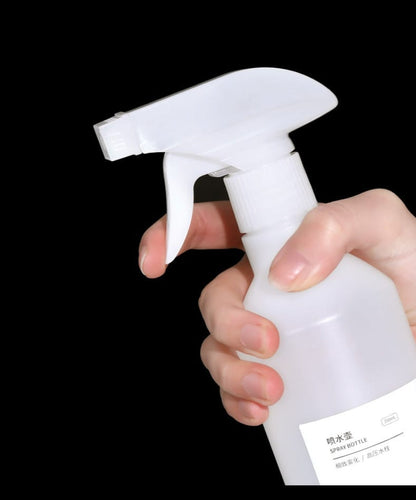 Fasola Plastic Spray Bottle with  Adjustable Nozzle for Cleaning Solution  White 350mlX2Pack