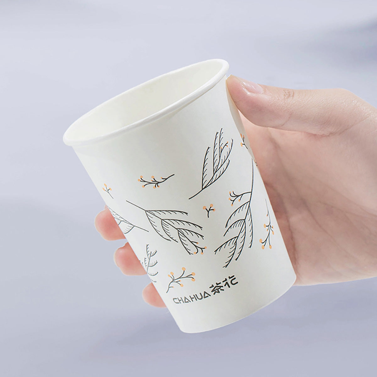 Chahua-Disposable-Medium-Wax-Free-Laminated-Paper-Cups-225ml-40-Pack-X2Pack-1