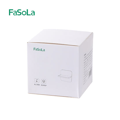 Fasola White AntiTip Adhesive No Drill Furniture Wall Anchor for Baby Proofing 7 X 7 X 5.5 cm X2Pack