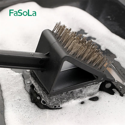 Fasola-Long-Handle-BBQ-Cleaning-Brush-Black-X2Pack-1