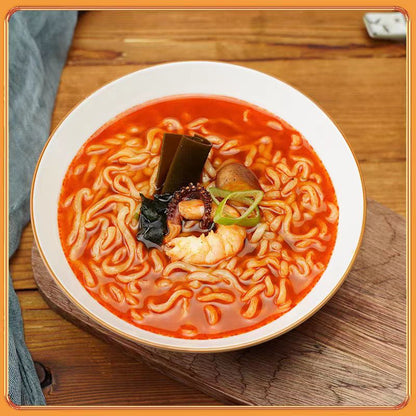 Ottogi Korean Jin Ramen with Spicy and Seafood Flavor from Korea 130gX4BagsX4pack