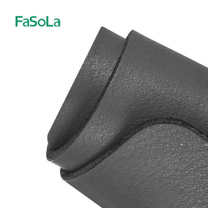 Fasola Grey Faucet Absorbent Mat Splash Guard for Sink Faucet 38 X 13.8cm 6Pack