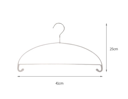 Fasola Non-Slip No Shoulder Bumps Space Saving Curved Clothes Hangers Coat Hanger 5pcs X2Pack