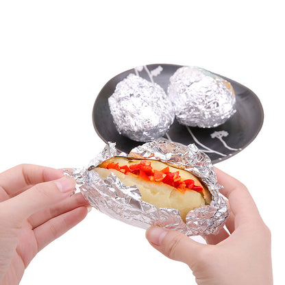 Fasola Cooking Double Sided Aluminum Foil Paper 30cm*10mX2Pack