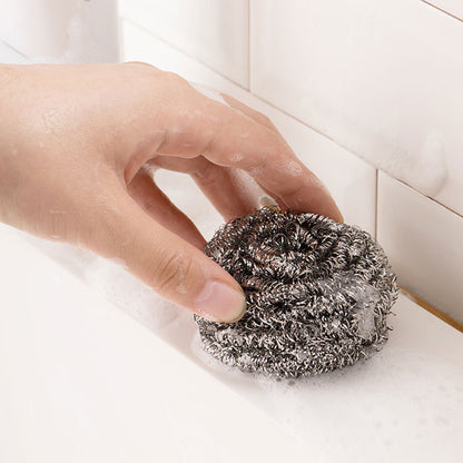 Chahua Metal Steel Wool Scrubber for Cleaning 6 Pieces 2pack