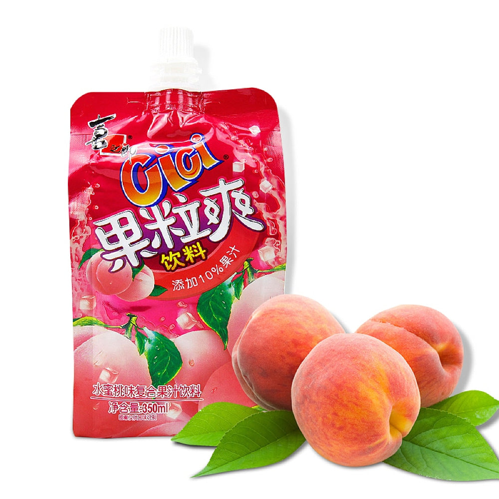 Strong Food Fruit Suck Jelly Drink Peach Flavor 350ml X6pack