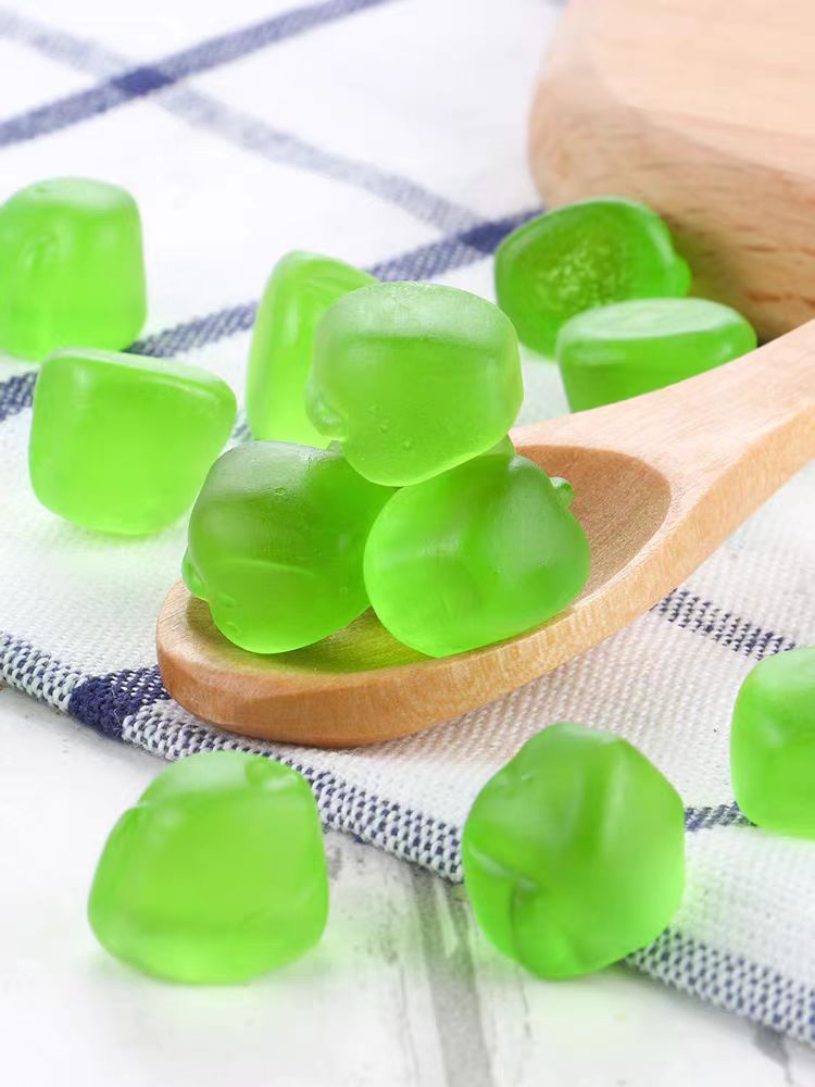 Want Want QQ Gummies Green Apple Flavor 70g X3pack