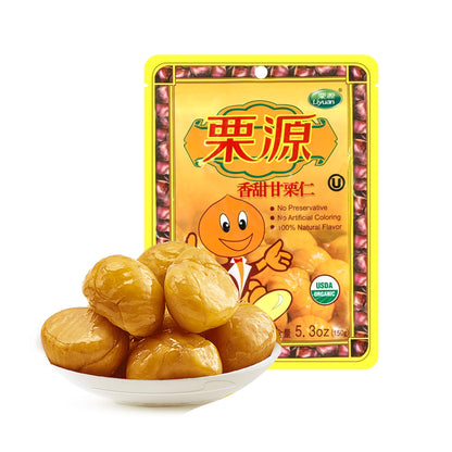 Liyuan Sweet Chestnut Kernels  Snack 150g X3Pack