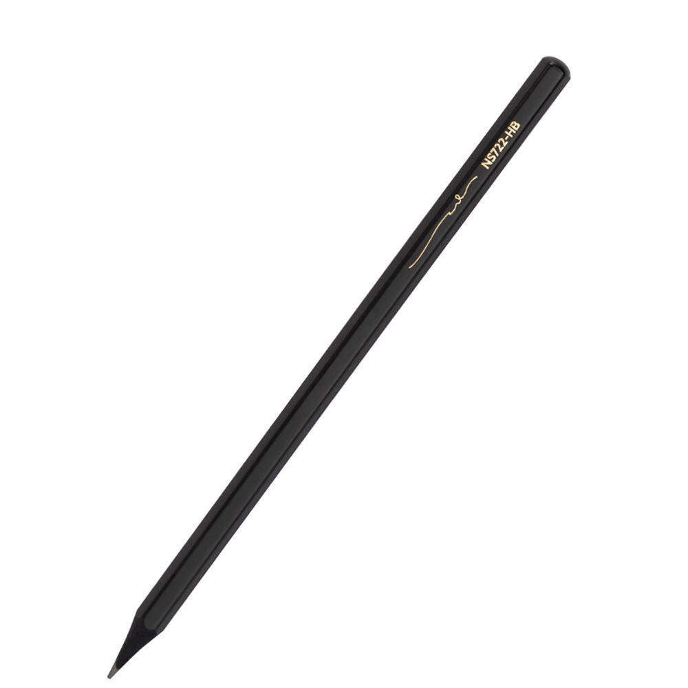 Deli Nusign Pre-sharpened Black Wooden Pencils HB Pencil Black 10Pcs X4Pack