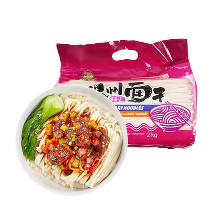 TOYOUNG Wenzhou Dried Wide Noodles 2kgX3Pack