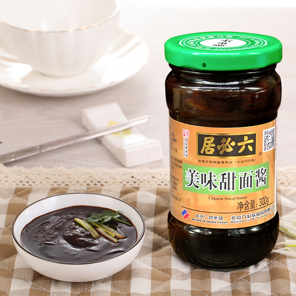 Liubiju Chinese Delicious Sweet Noodle Sauce for Mixing and Dipping 300g x 2Pack