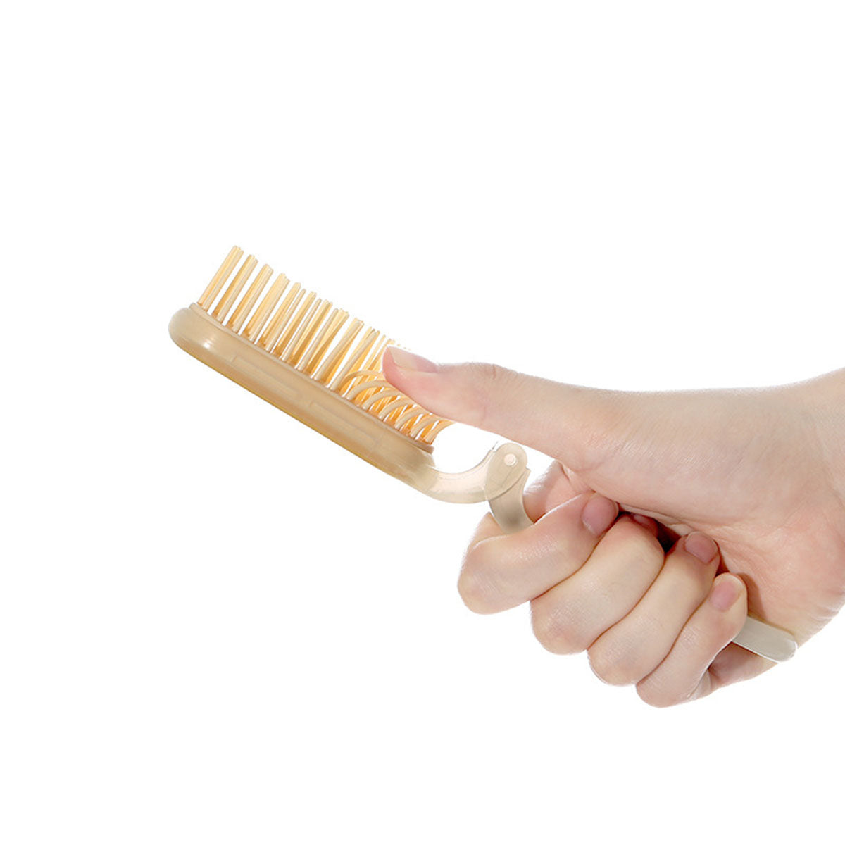 Fasola Portable Folding Comb Beige 18.1*3cmX2Pack