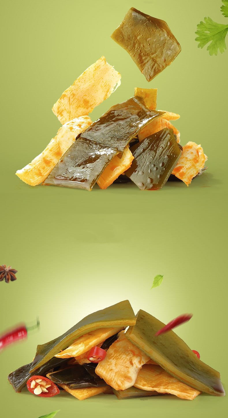 Bestore Snack Seaweed and Bamboo Shoots Spicy Flavor 160g  X3pack