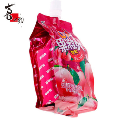 Strong Food Fruit Suck Jelly Drink Peach Flavor 350ml X6pack