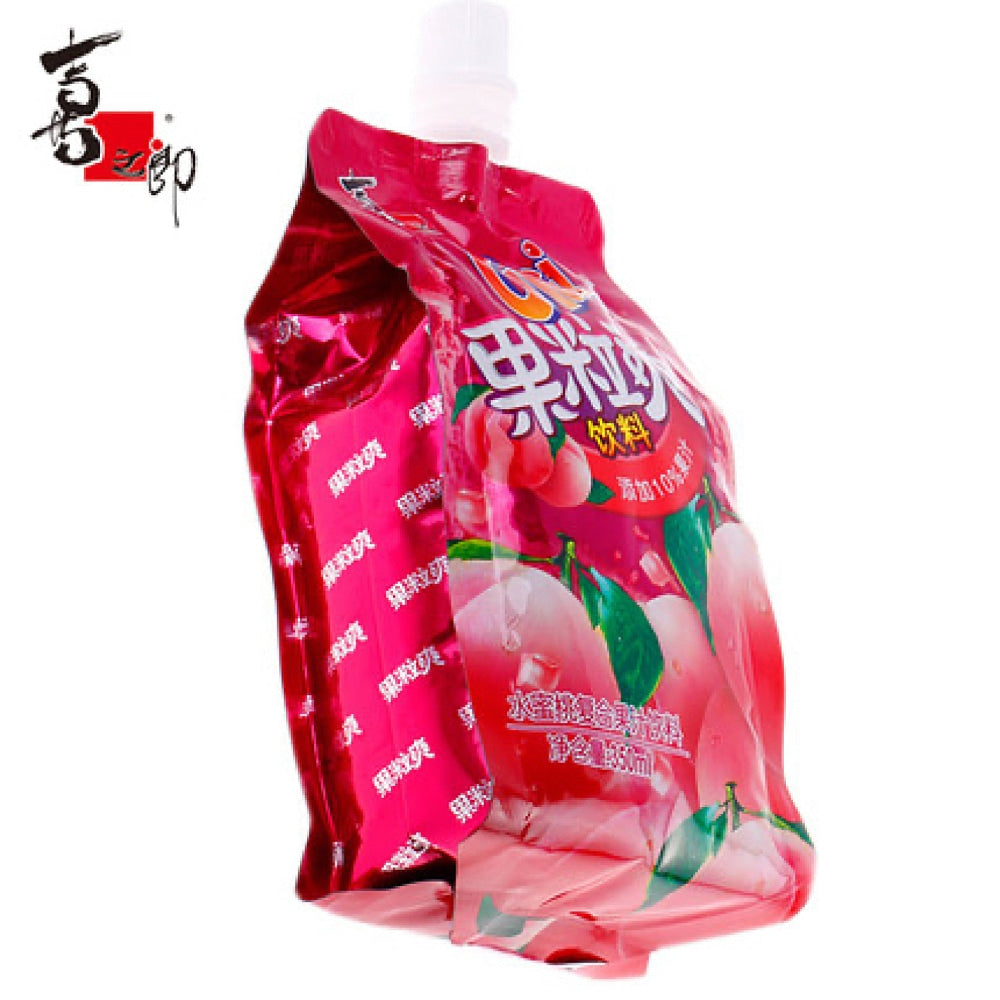 Strong Food Fruit Suck Jelly Drink Peach Flavor 350ml X3pack