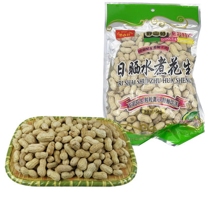 YeShanHao Snack Sun-Dried Boiled Peanuts 454g 4pack