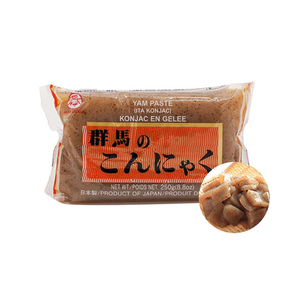 Marufuji Japanese Gunma Prefecture Konjac Block Zero Fat Low Calorie Hot Pot Ingredient 250g X2Pack