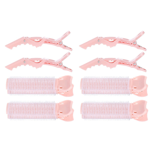 Fasola Pink Hair Root  Volumizing Hair Clips Set Root Clips & Positioning Clips 2SetsX2Pack