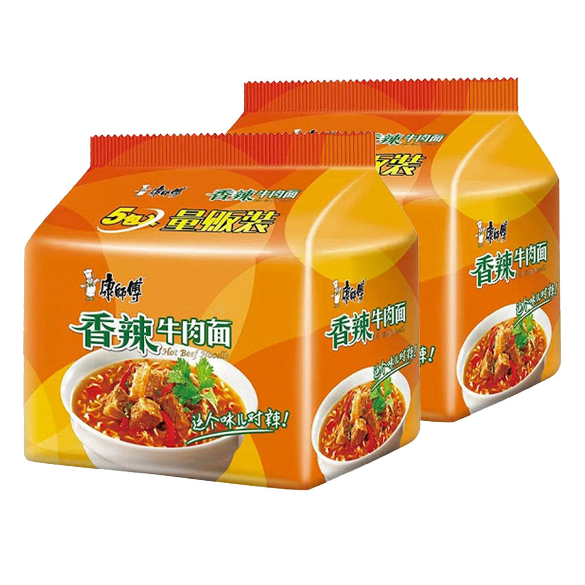 Master Kong Spicy Beef Noodles 103gX5bagsX2pack