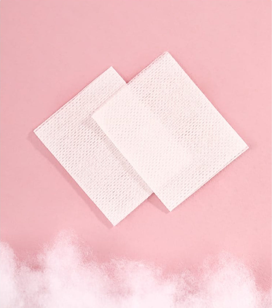 Fasola Free Shipping  Disposable Wet Cotton Pads  Makeup Remover Cotton Pads White 10*12cm 200pcs X2Pack