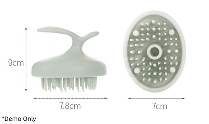 Fasola Scalp Massaging Shampoo Brush Exfoliating Brush for Dandruff Green 2Pack