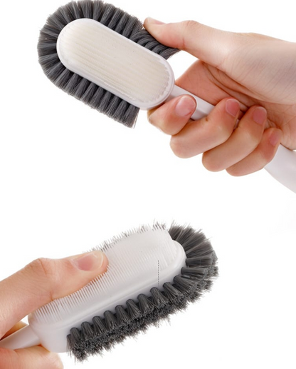 Fasola Multifunctional Shoe Cleaning Brush Laundry Brush White 28.3*5.6cmX2Pack