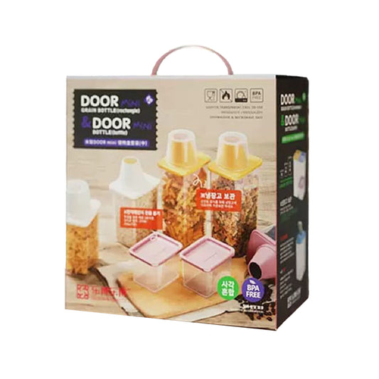 Robo storage box set beige three pieces (funnel storage box 1.3LX 2 cold water jug 1.3L X 1)