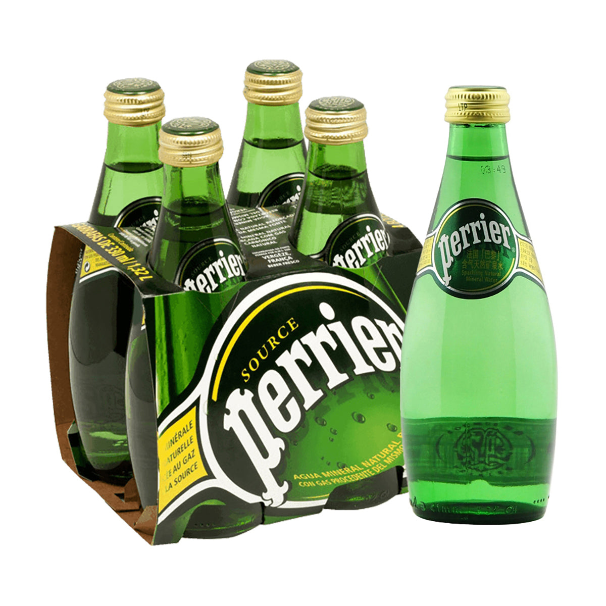 PERRIER-Carbonated-Natural-Mineral-Water-330ml-x-4-X1Pack-1