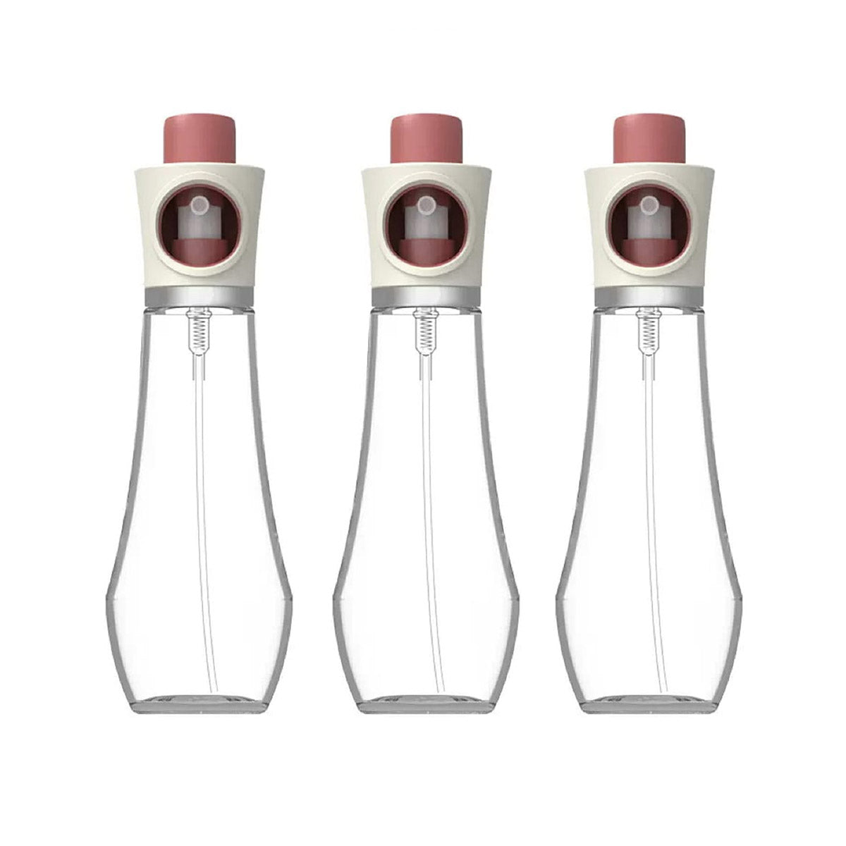 Robo Kitchen rotating dustproof oil spray bottle Finland Red 230ml X 3Pack