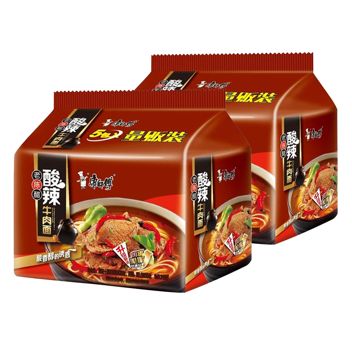 kangshifu-sour-and-spicy-beef-noodles-117g*5-bags/pack.-1