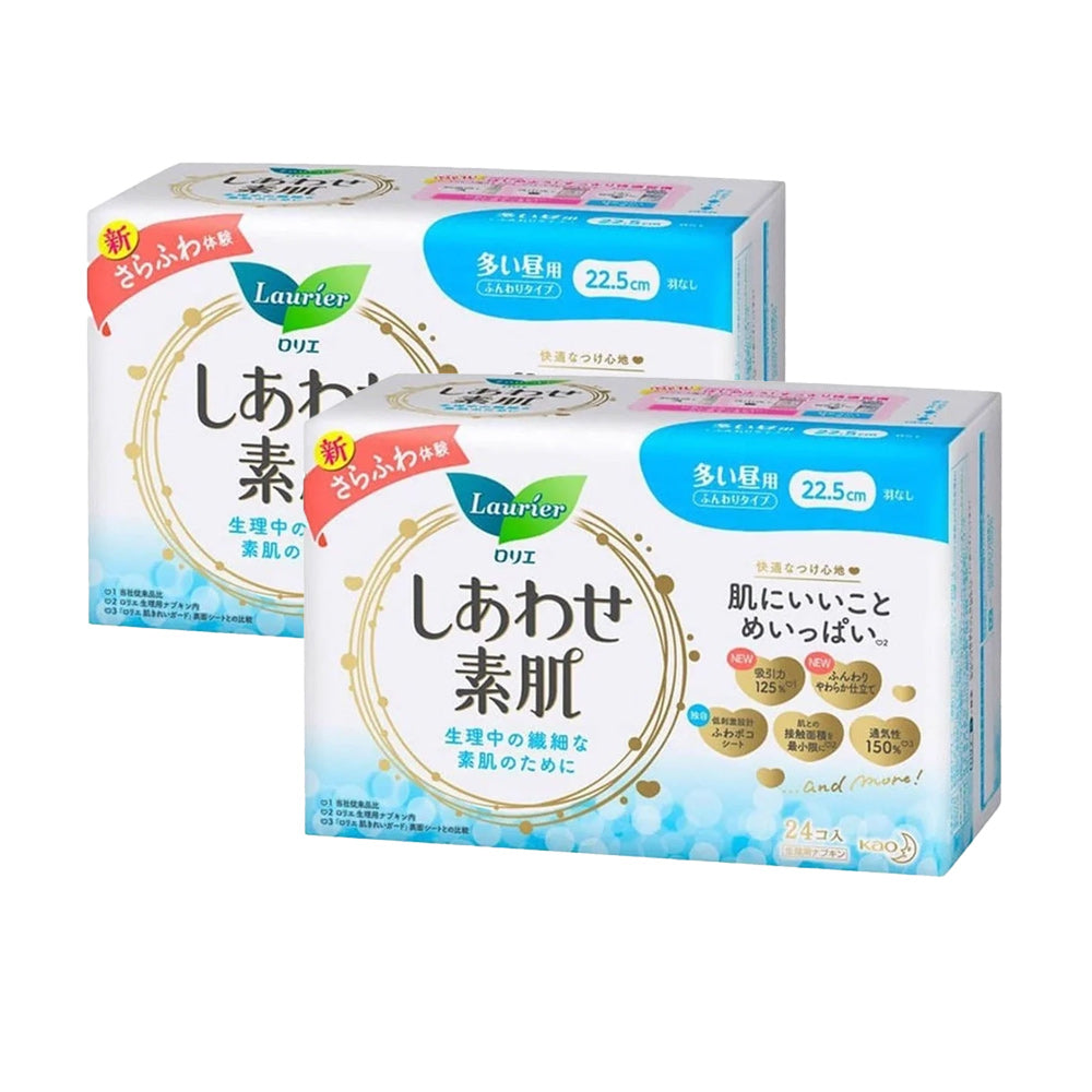 kao-sukiyaki-f-series-daily-wingless-tampons-22.5cm-24pcs*2-1