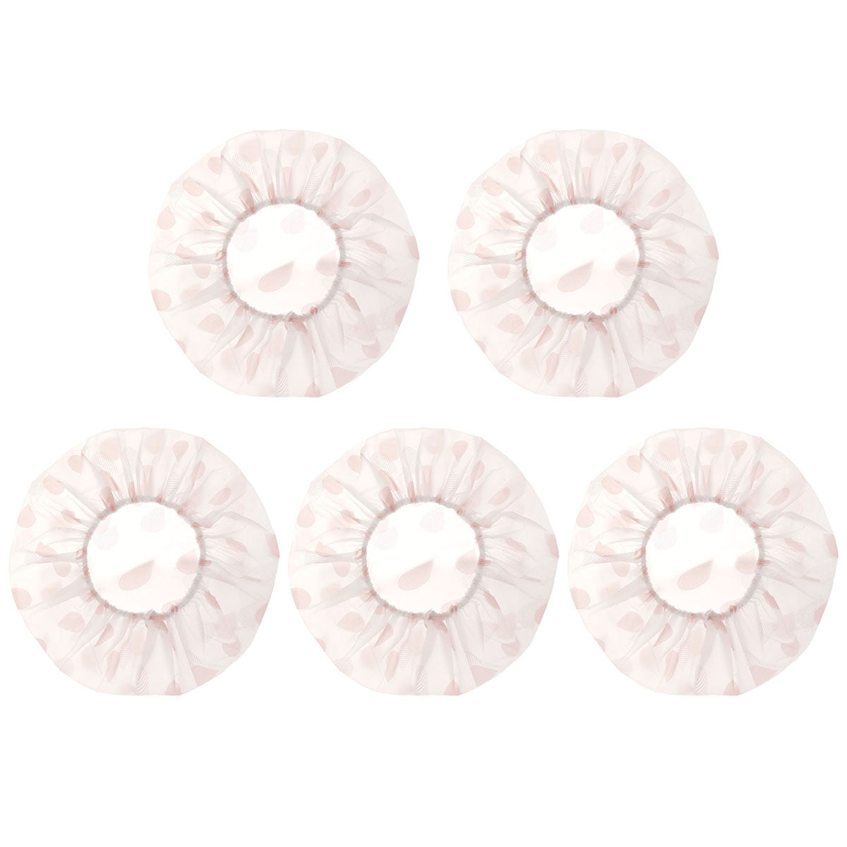 fasola-waterproof-shower-cap-pink-x5pack-1