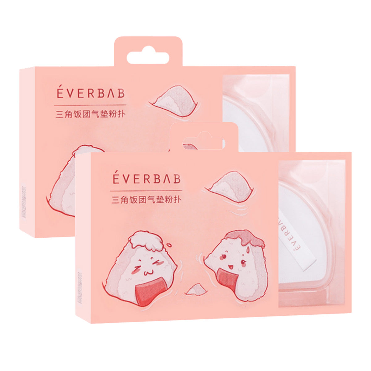 Everbab-Highresilience-Triangle-Air-Cushion-Makeup-Powder-Puff-Sponge-for-Liquid-Foundation-2Pieces-X2Pack-1